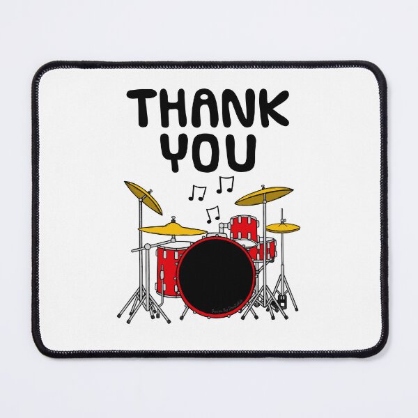 Item preview, Drum Kit Thank You Music Teacher Drummer Musician designed and sold by doodlerob.