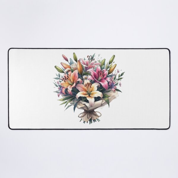 Item preview, Lilies Flower Bouquet designed and sold by clintang.