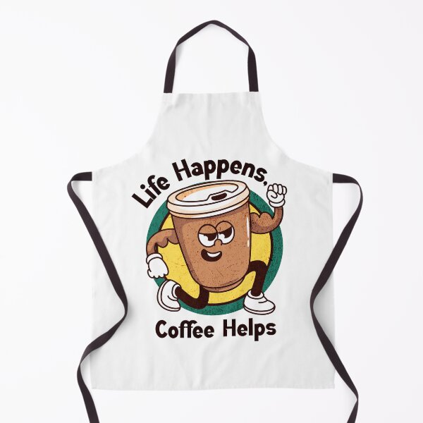 Item preview, Retro Cartoon Coffee designed and sold by Panda Creative Studio.