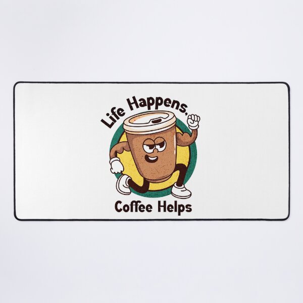 Item preview, Retro Cartoon Coffee designed and sold by Panda Creative Studio.