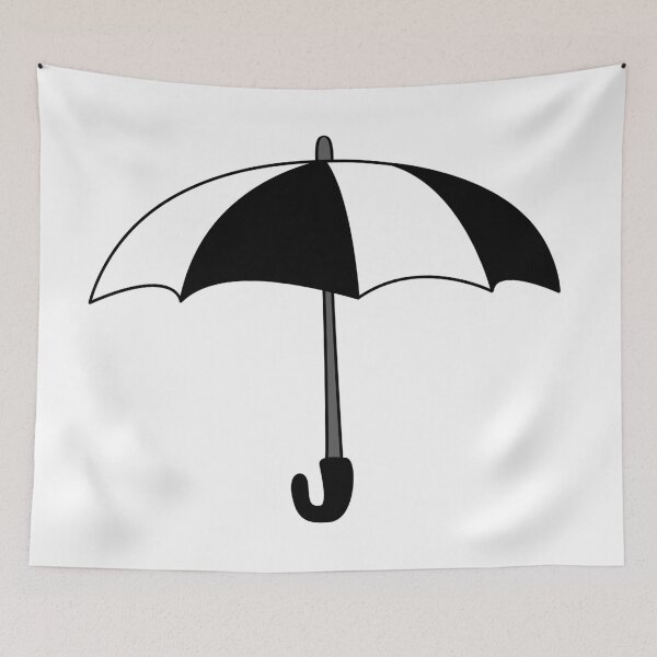 Item preview, Black and white umbrella designed and sold by Wolagno.