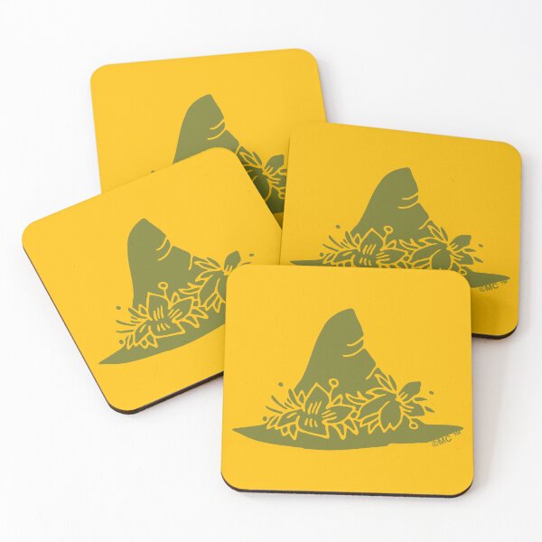 Item preview, Moomin Snufkin Hat With Outlined Flowers designed and sold by MoominStore.