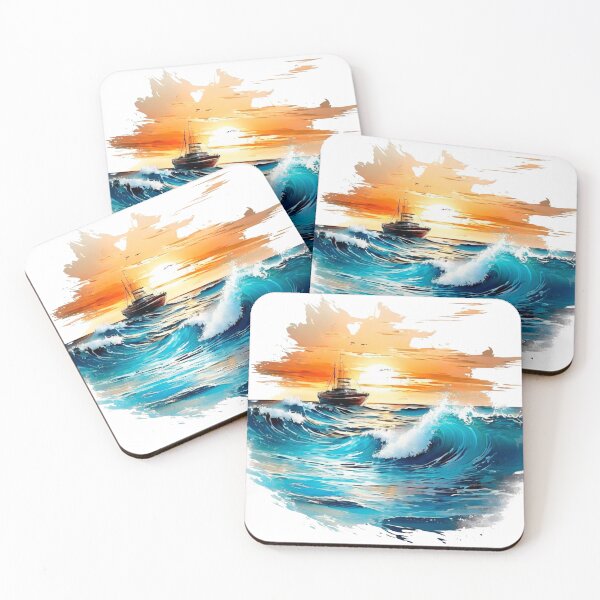 Item preview, Barco en el mar designed and sold by ArDi9168.