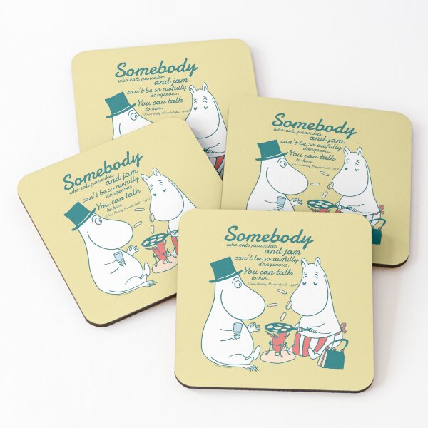 Item preview, Moomin Pancakes And Jam Finn Family Moomintroll Quote designed and sold by MoominStore.