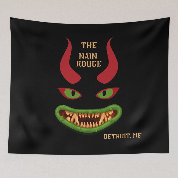 Aperçu de l'œuvre LE nain rouge, DETROIT, ME créée et vendue par DesignByMalwina.