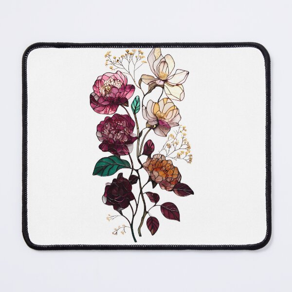 Item preview, Beautiful Stained Glass Spring Flowers Design designed and sold by DesignStudio135.
