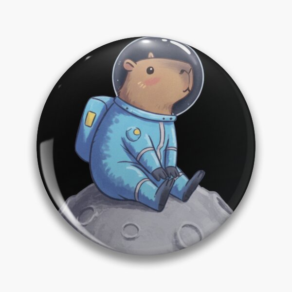 Item preview, Capybara in the Moon World designed and sold by Floresdelimao.