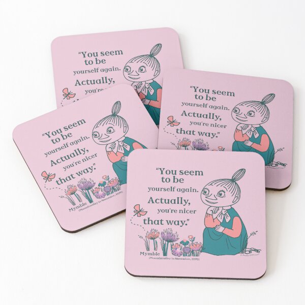 Item preview, Moomin Yourself Again Mymble Quote Moominvalley designed and sold by MoominStore.
