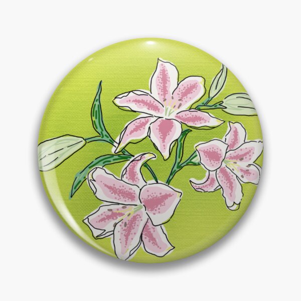 Item preview, painted lilies designed and sold by RUESH.