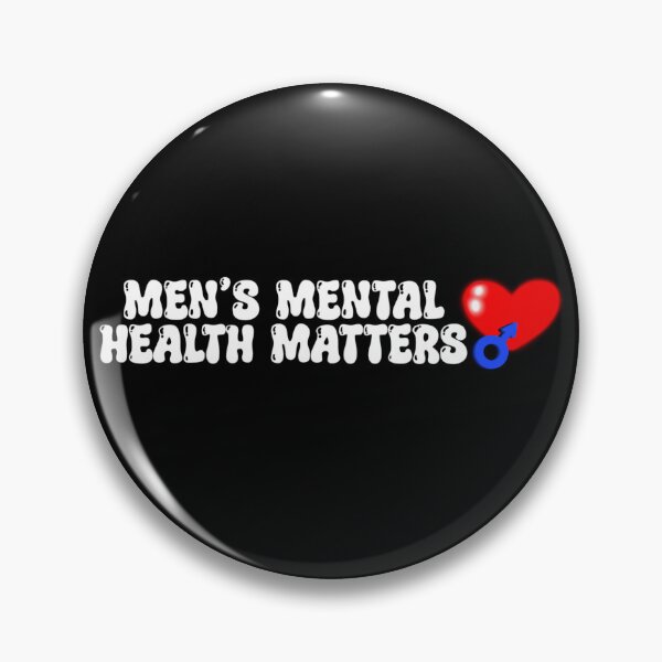 Item preview, Men’s mental health- white text designed and sold by LaurenEhretArt.