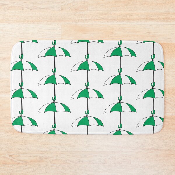 Item preview, Green and white umbrella designed and sold by Wolagno.