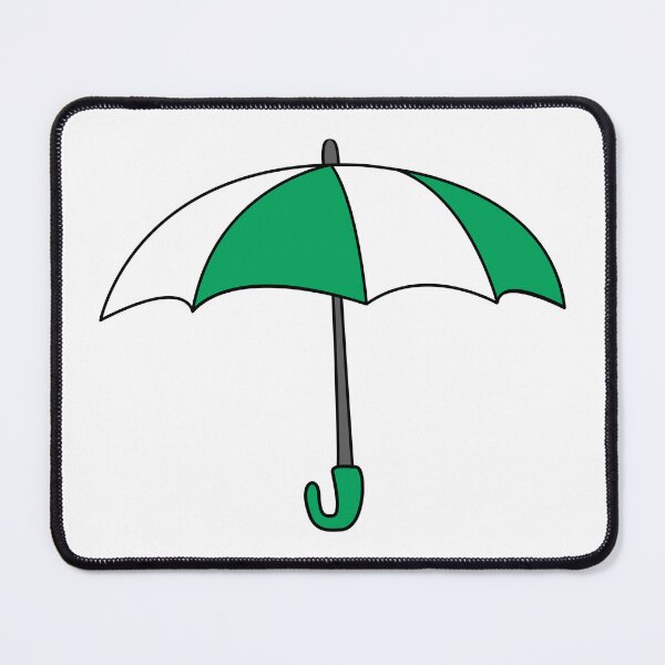 Item preview, Green and white umbrella designed and sold by Wolagno.