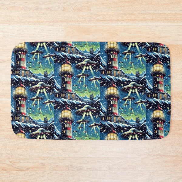 Item preview, lighthouse and ufo s designed and sold by Dogandesighn.
