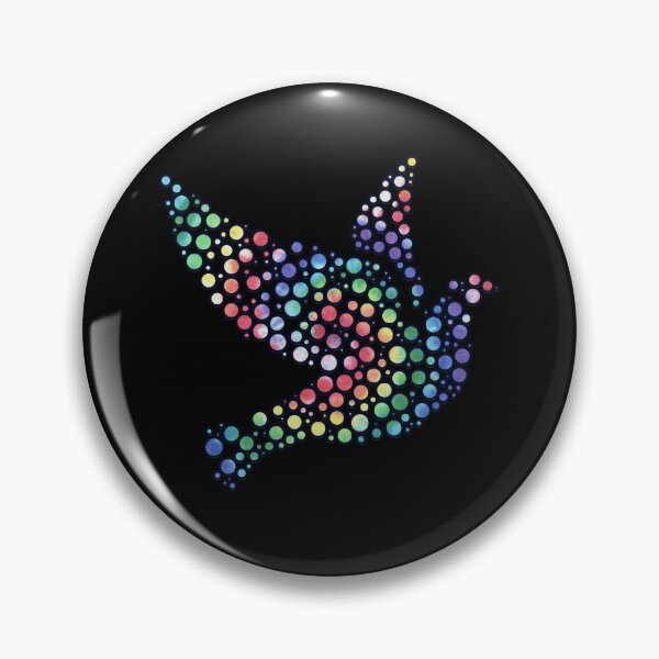 Item preview, Harmonic Tie-Dye Dove Peace Art designed and sold by Zakrytos ★★★★★.