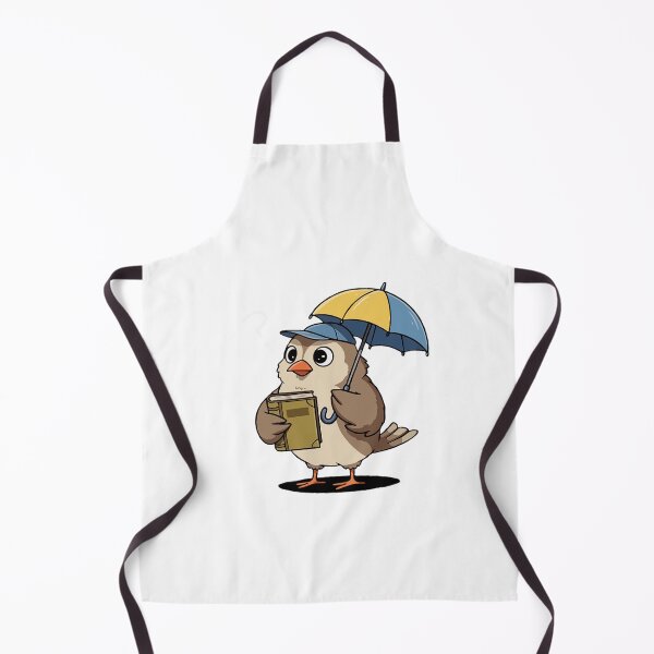 Item preview, SPARROW READING A BOOK WITH AN UMBRELLA designed and sold by Gadget80.