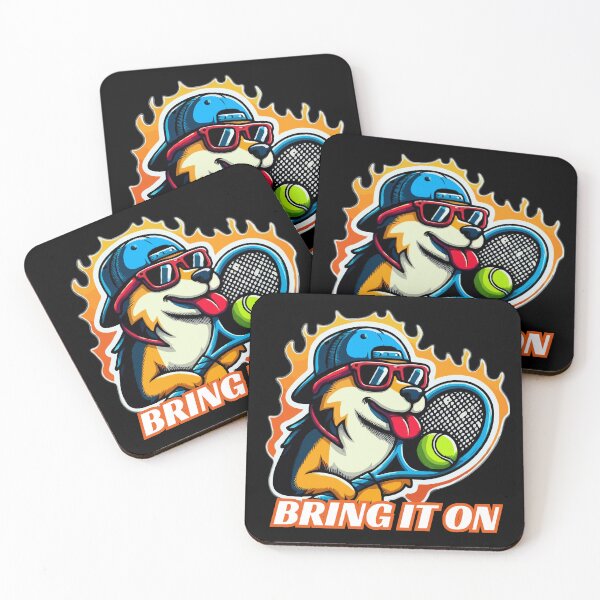 Item preview, Bring It On | Cool Tennis Dog designed and sold by McThingummy.