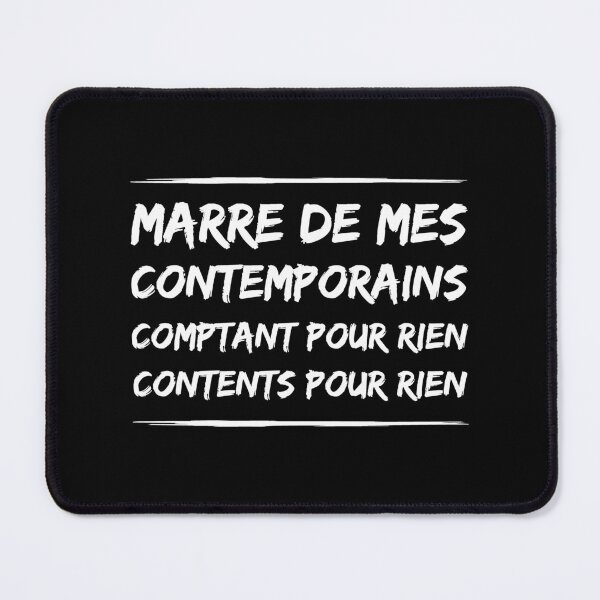 Item preview, FED UP WITH MY CONTEMPORARIES, COUNTING FOR NOTHING, HAPPY FOR NOTHING (misanthropy) designed and sold by francoisville.