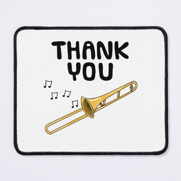 Item preview, Trombone Thank You Music Teacher Trombonist Brass Musician designed and sold by doodlerob.