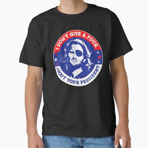Item preview, Snake Plissken 'Don't Give a F*ck About Your President' designed and sold by ourkid.