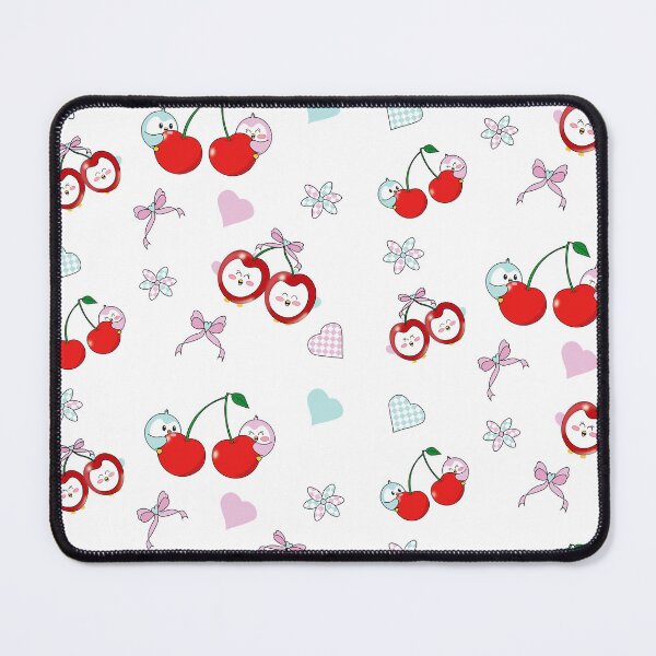 Aperçu de l'œuvre Motif Coquette, Cœurs et Cerises créée et vendue par KAIOMISAKI.