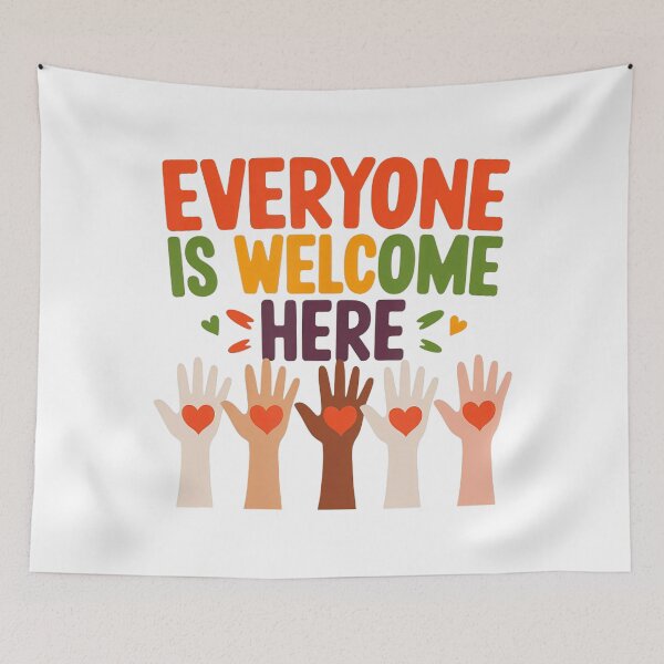 Item preview, Everyone Is Welcome Here  Funny designed and sold by FantasyFablesC.