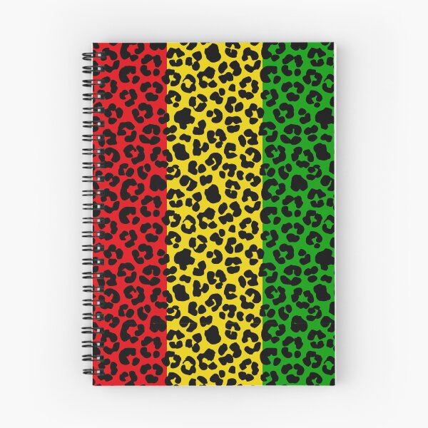 Item preview, Rasta Coloured Leopard Print Pattern designed and sold by HotHibiscus.