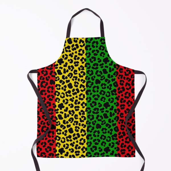 Item preview, Rasta Coloured Leopard Print Pattern designed and sold by HotHibiscus.