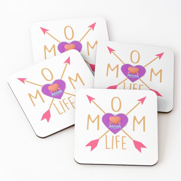 Item preview, Stylish Mom Life Heart and Arrows T-Shirt Design - Perfect Gift for Moms designed and sold by paknapat.