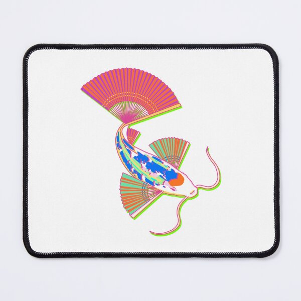 Item preview, White Koi hand fan designed and sold by Radicalyul.
