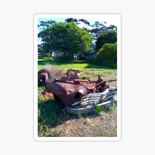 Item preview, Rusted Old Car Frame designed and sold by Ashley Beckton.
