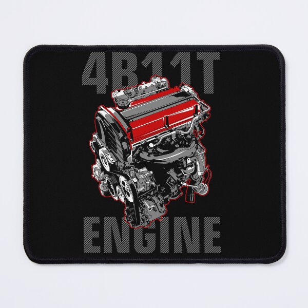 Item preview, 4B11T Engine - The Power of Mitsubishi's Turbocharged Heart Art designed and sold by Not Hugo.