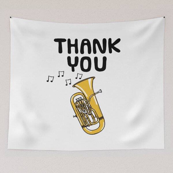 Artikelvorschau, Euphonium Danke Musiklehrer Euphoniumist Blechbläser Musiker entworfen und verkauft von doodlerob.