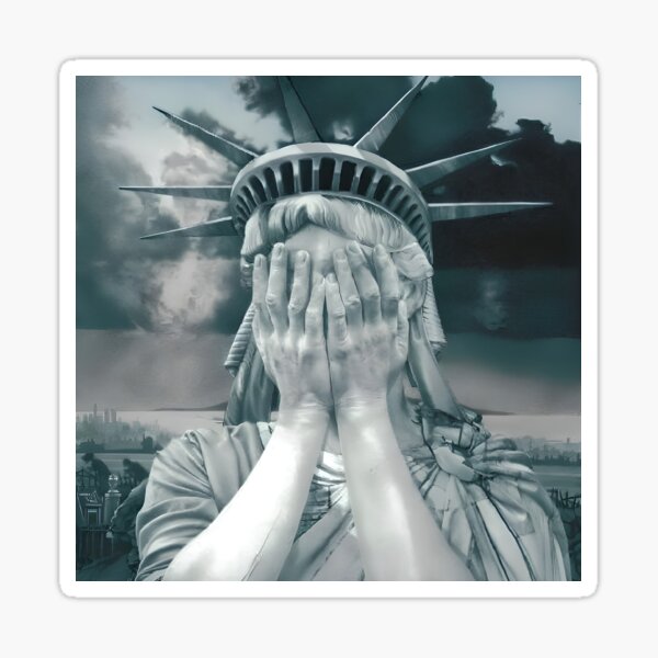 Item preview, Statue of Liberty Crying designed and sold by Nilless1234.