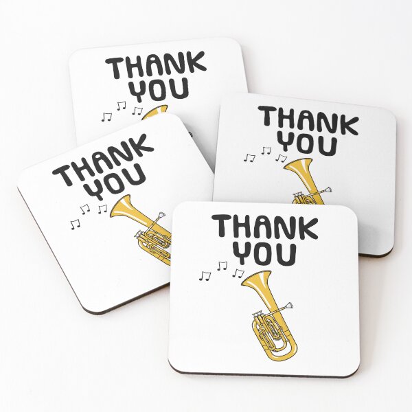 Artikelvorschau, Tenorhorn Danke Musiklehrer Blechbläser Musiker entworfen und verkauft von doodlerob.