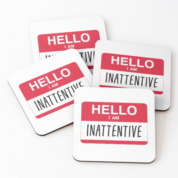 Item preview, Hello I’m Inattentive (ADHD awareness) designed and sold by Signs for Dark Times.