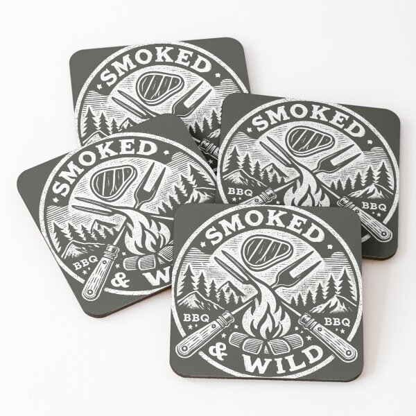 Item preview, Smoked & Wild – BBQ Campfire designed and sold by Timber & Dust.
