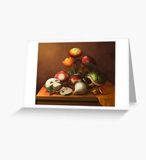 Mario Still Life Greeting Card