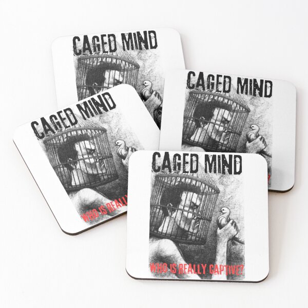 Item preview, Caged Mind - Who's Really Captive? - Thought Provoking Artwork designed and sold by Anomaly Effect.