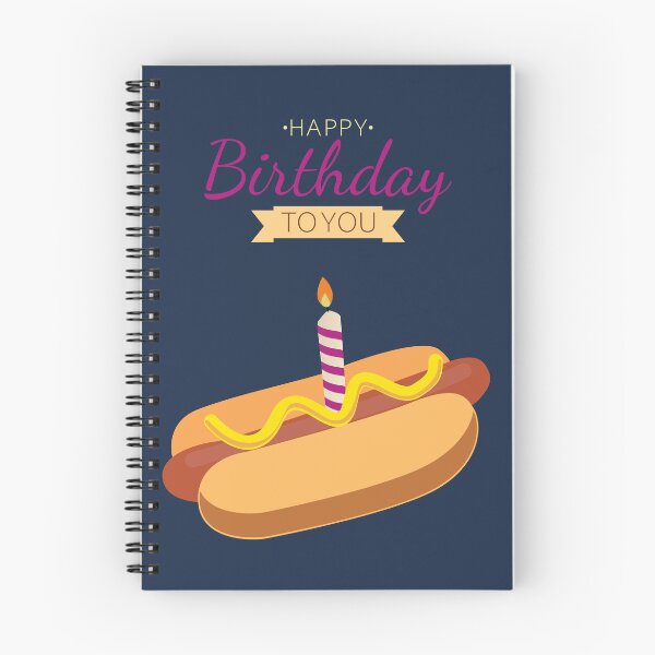 Item preview, Happy Birthday Hot Dog of Sausage and Mustard with a Candle. designed and sold by AlginaPugachova.