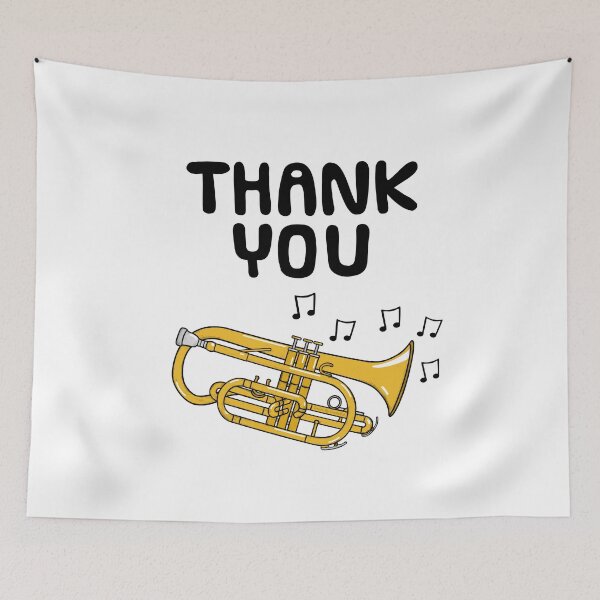 Item preview, Cornet Thank You Music Teacher Cornetist Brass Musician designed and sold by doodlerob.