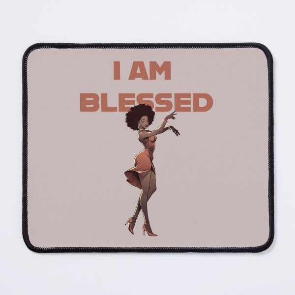 Item preview, I AM BLESSED AFRO WOMAN designed and sold by La Loca.