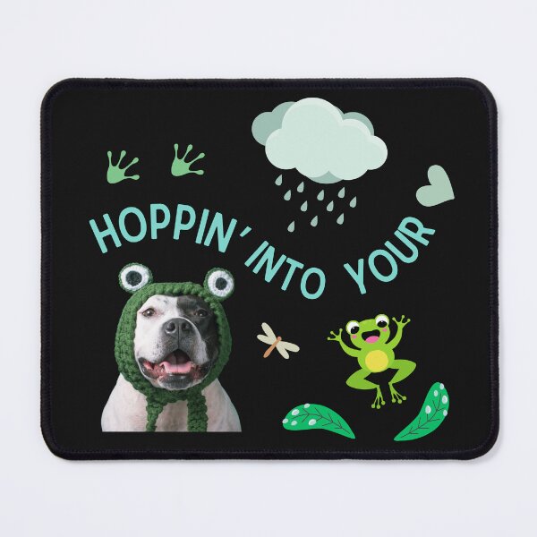 Item preview, Hoppin’ Into Your Heart – Funny Frog Dog Lover Design designed and sold by TheBeeKindSpace.