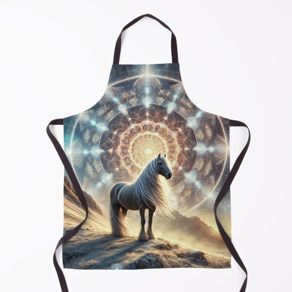 Item preview, Magic Mane Mystical Mandala Mountain Unicorn designed and sold by Fantasy Horseys.