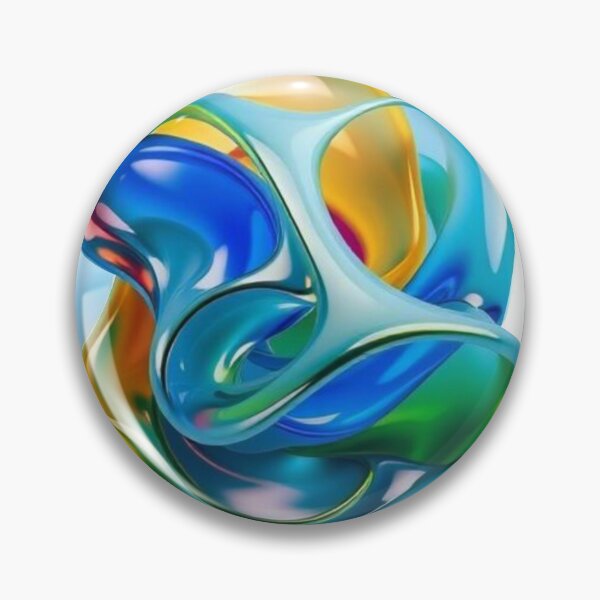 Item preview, modern abstract translucent flowing shape designed and sold by kbgraphicimages.