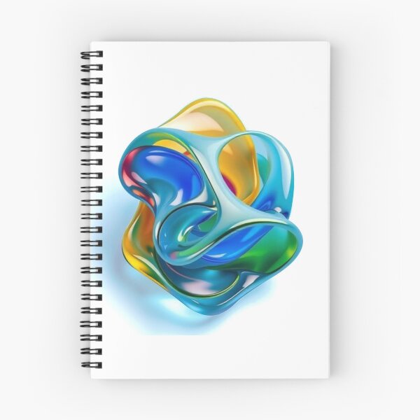 Item preview, modern abstract translucent flowing shape designed and sold by kbgraphicimages.