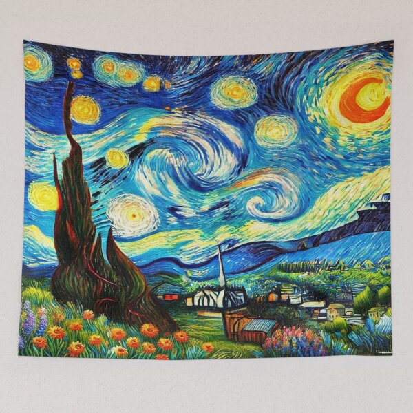 Item preview, Starry Nights and Sunfields: Landscape in Impressionist Style designed and sold by FotoworldEdel.
