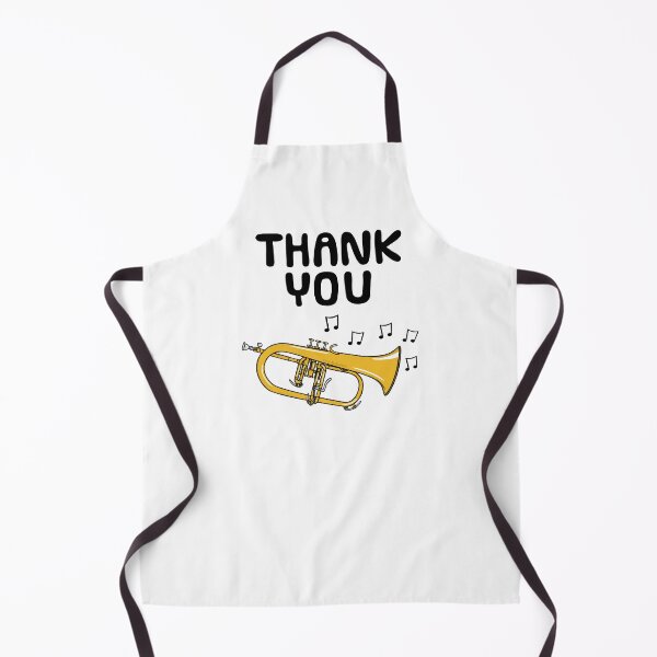 Artikelvorschau, Flügelhorn Danke Musiklehrer Hornist Blechbläser Musiker entworfen und verkauft von doodlerob.