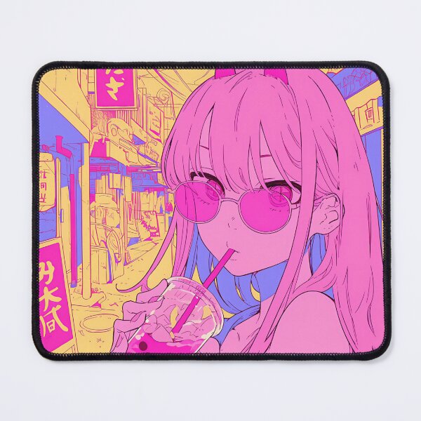 Item preview, Cute Fiend Boba Time Waifu Anime  designed and sold by AnimeArsenalPrints.