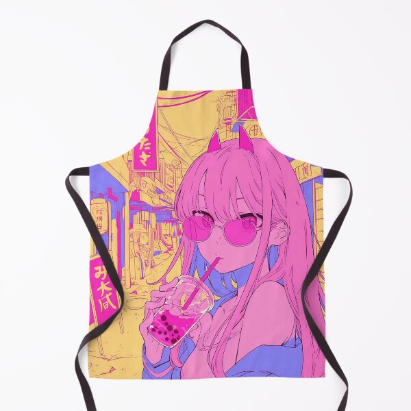 Item preview, Cute Fiend Boba Time Waifu Anime designed and sold by AnimeArsenalPrints.