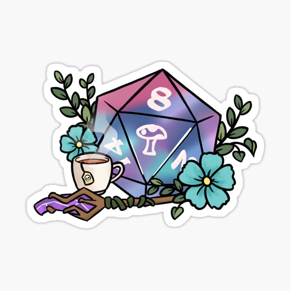 Item preview, Caduceus Clay d20 Dice designed and sold by asiboe.